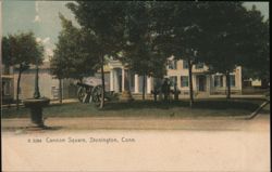 Cannon Square, Stonington, Conn. Postcard