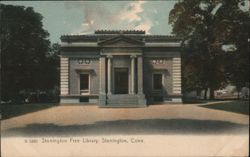 Stonington Free Library, Stonington, Conn. Postcard