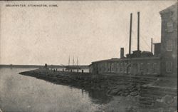 Breakwater, Stonington, Conn. Postcard