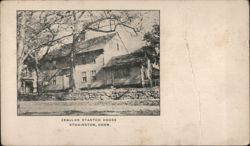 Zebulon Stanton House, Stonington, Conn. Postcard