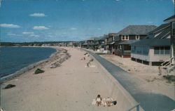 Main Beach and Boardwalk, Groton Long Point, CT Connecticut Postcard Postcard Postcard