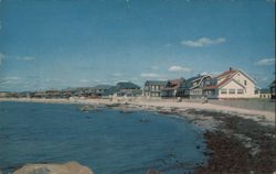 South Beach and Cottages, Groton Long Point, CT Postcard