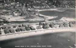 Boardwalk & Spa, Groton Long Point, CT Postcard