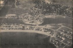 Aerial View of Washa Beach and Lagoon, Groton Long Point Connecticut Postcard Postcard Postcard