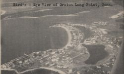 Bird's-Eye View of Groton Long Point, Connecticut Postcard Postcard Postcard