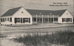 New Casino - 1939 Groton Long Point, CT Connecticut Postcard Postcard Postcard