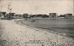 Bathing Beach, Groton Long Point, CT Postcard