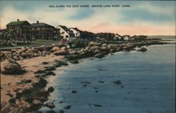 Along the East Shore, Groton Long Point, Conn. Postcard