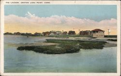 The Lagoon, Groton Long Point, Conn. Postcard