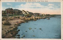 Along the East Shore, Groton Long Point, Conn. Connecticut Postcard Postcard Postcard