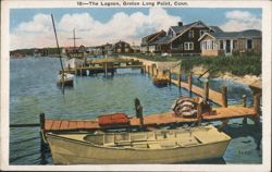 The Lagoon, Groton Long Point, Connecticut Postcard Postcard Postcard