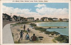 Shore View, Groton Long Point, Groton, Conn. Connecticut Postcard Postcard Postcard