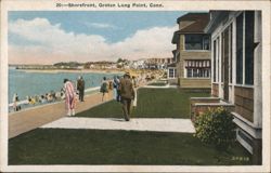 Shore Front, Groton Long Point, Conn. Connecticut Postcard Postcard Postcard