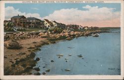 Along the East Shore, Groton Long Point Connecticut Postcard Postcard Postcard