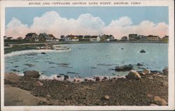 Shore and Cottages, Groton Long Point Connecticut Postcard Postcard Postcard