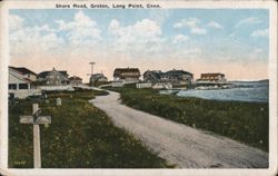 Shore Road, Groton Long Point, Conn. Connecticut Postcard Postcard Postcard