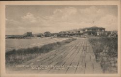 Groton Long Point Beach Looking West Postcard