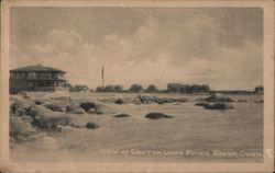 View at Groton Long Point, Noank, Conn. Postcard