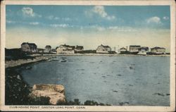 Club House Point, Groton Long Point, Connecticut Postcard