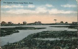 The Lagoon, Groton Long Point, Conn. Postcard