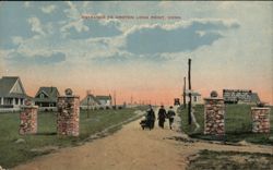 Entrance to Groton Long Point, Conn. Connecticut Postcard Postcard Postcard