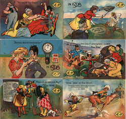 Leap Year Hunting Season - Comic Postcards Postcard