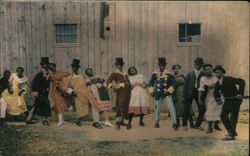 A Group of African American Cake Walk Dancers Postcard