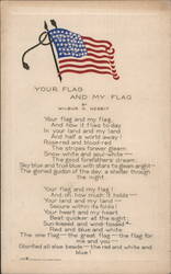 Your Flag and My Flag Postcard