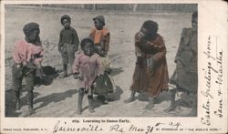 Learning to Dance Early, Gainesville, Florida Black Americana Postcard Postcard Postcard