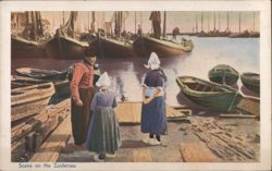 Scene on the Zuiderzee, Holland Advertising Postcard Postcard Postcard