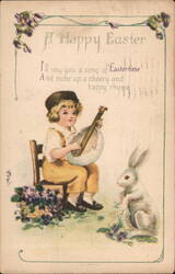 A Happy Easter Postcard