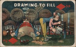 Drawing to Fill - Comic Postcard Postcard