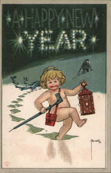 A Happy New Year Postcard