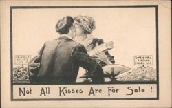 Not All Kisses Are For Sale Postcard