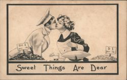 Sweet Things Are Dear Postcard