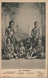 The Pygmies: Bokane, Kuarke, Mongonga, Mafutiminga, Matuka, and Anuriape Postcard