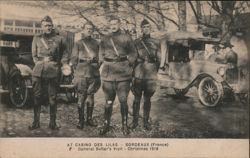 General Butler's Visit - Christmas 1918 Postcard