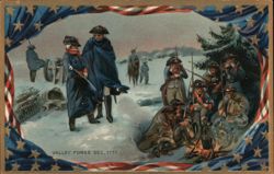 Valley Forge Dec. 1777 Postcard