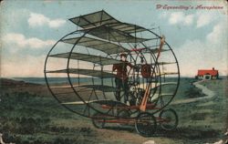 D'Quevilley's Aeroplane Postcard