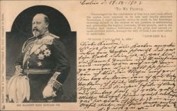 His Majesty King Edward VII Postcard