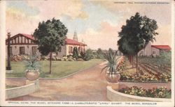 Model Intensive Farm, Model Bungalow, Panama-California Exposition Postcard