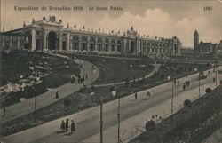 Exposition de Bruxelles 1910. Le Grand Palais. Postcard