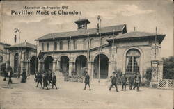 Pavillon Moët et Chandon, Exposition de Bruxelles 1910 Postcard