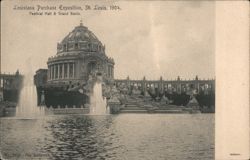 Festival Hall & Grand Basin, 1904 Louisiana Purchase Exposition Postcard