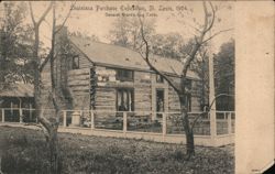 General Grant's Log Cabin, Louisiana Purchase Exposition, 1904 Postcard