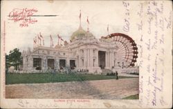 Illinois State Building, 1904 St. Louis World's Fair Postcard