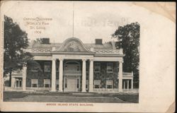 Rhode Island State Building, 1904 World's Fair Postcard