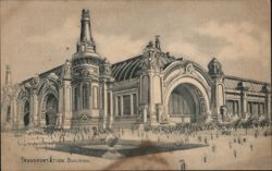 Transportation Building, Paris Exposition 1900 Postcard