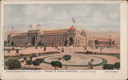 Palace of Varied Industries, 1904 St. Louis World's Fair Postcard