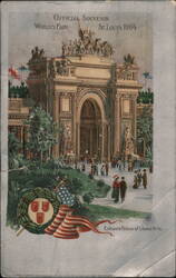 Entrance Palace of Liberal Arts, 1904 World's Fair Postcard